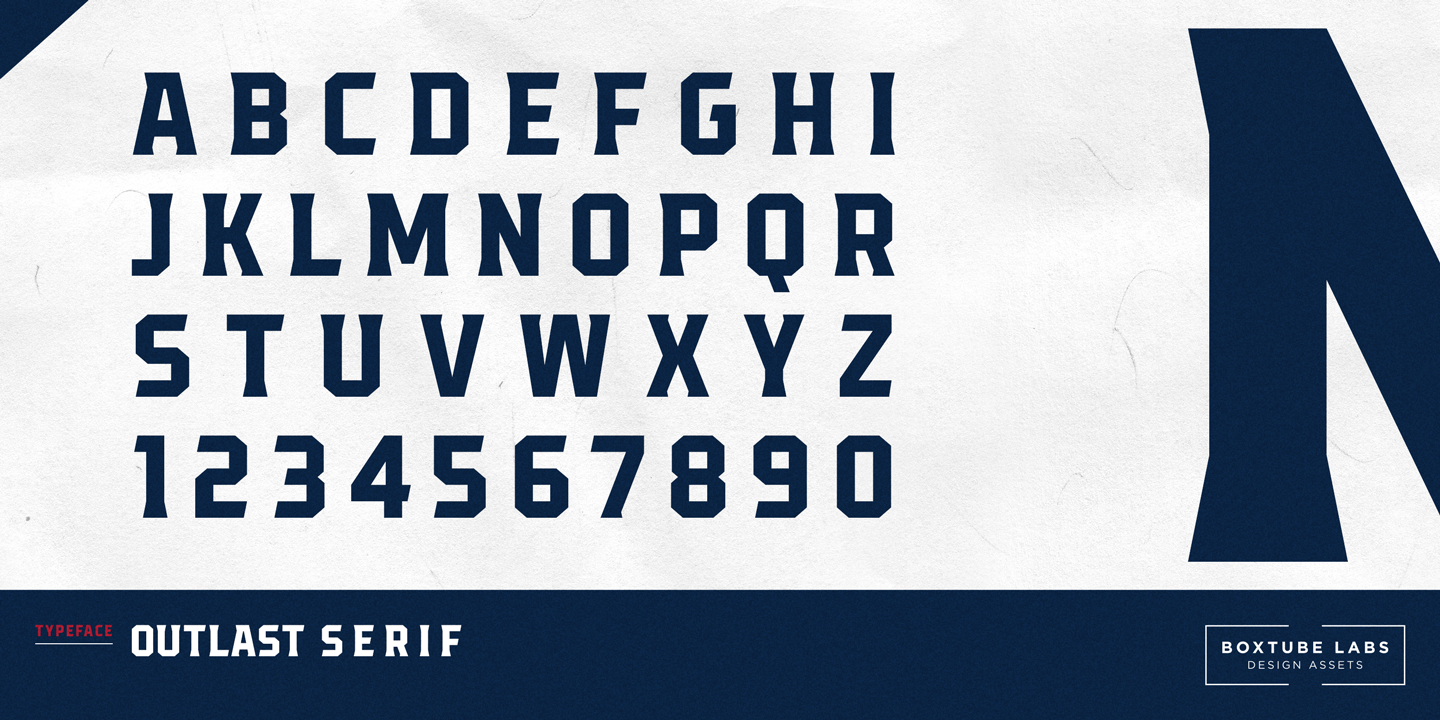 Outlast Serif Font preview